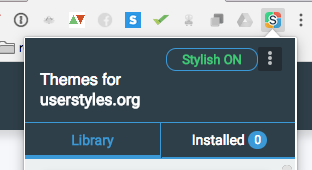 Теперь приложение Stylish установлено, пришло время настроить функцию заголовков тегов
