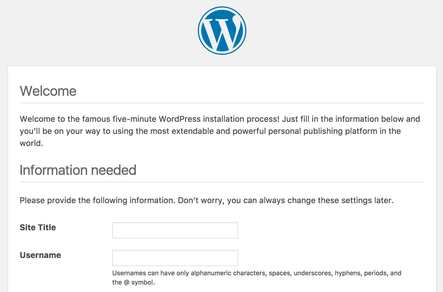 Установите WordPress на свой хостинг