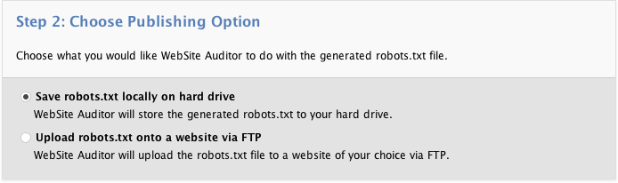 На следующем шаге программа предложит вам выбрать, хотите ли вы сохранить файл или загрузить его на свой сайт сразу