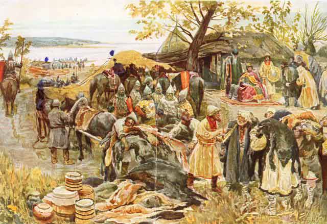 На сході ж до VIII століття слов'яни розселяються на величезному просторі нинішніх України, Білорусії і западнорусских областей